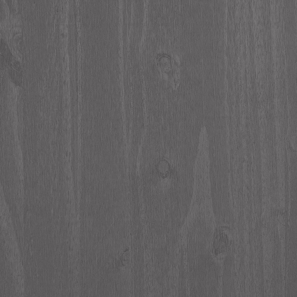 Βιβλιοθήκη HAMAR Αν. Γκρι 85 x 35 x 112 εκ. Μασίφ Ξύλο Πεύκου 7