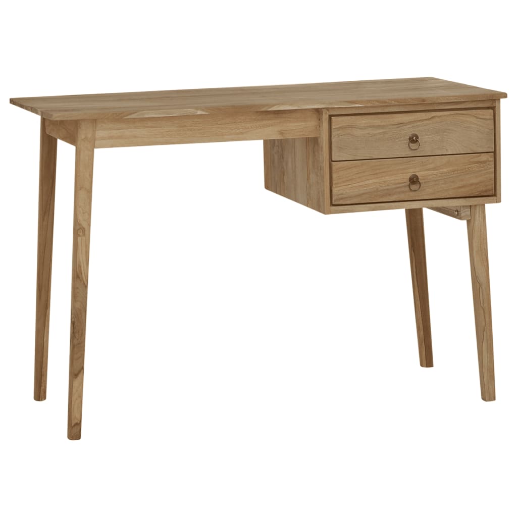 Γραφείο με 2 Συρτάρια 110 x 52 x 75 εκ. από Μασίφ Ξύλο Teak 1