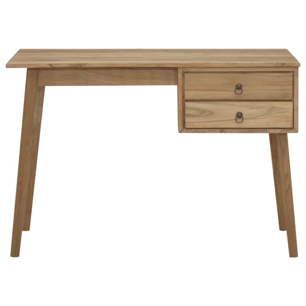 Γραφείο με 2 Συρτάρια 110 x 52 x 75 εκ. από Μασίφ Ξύλο Teak 2