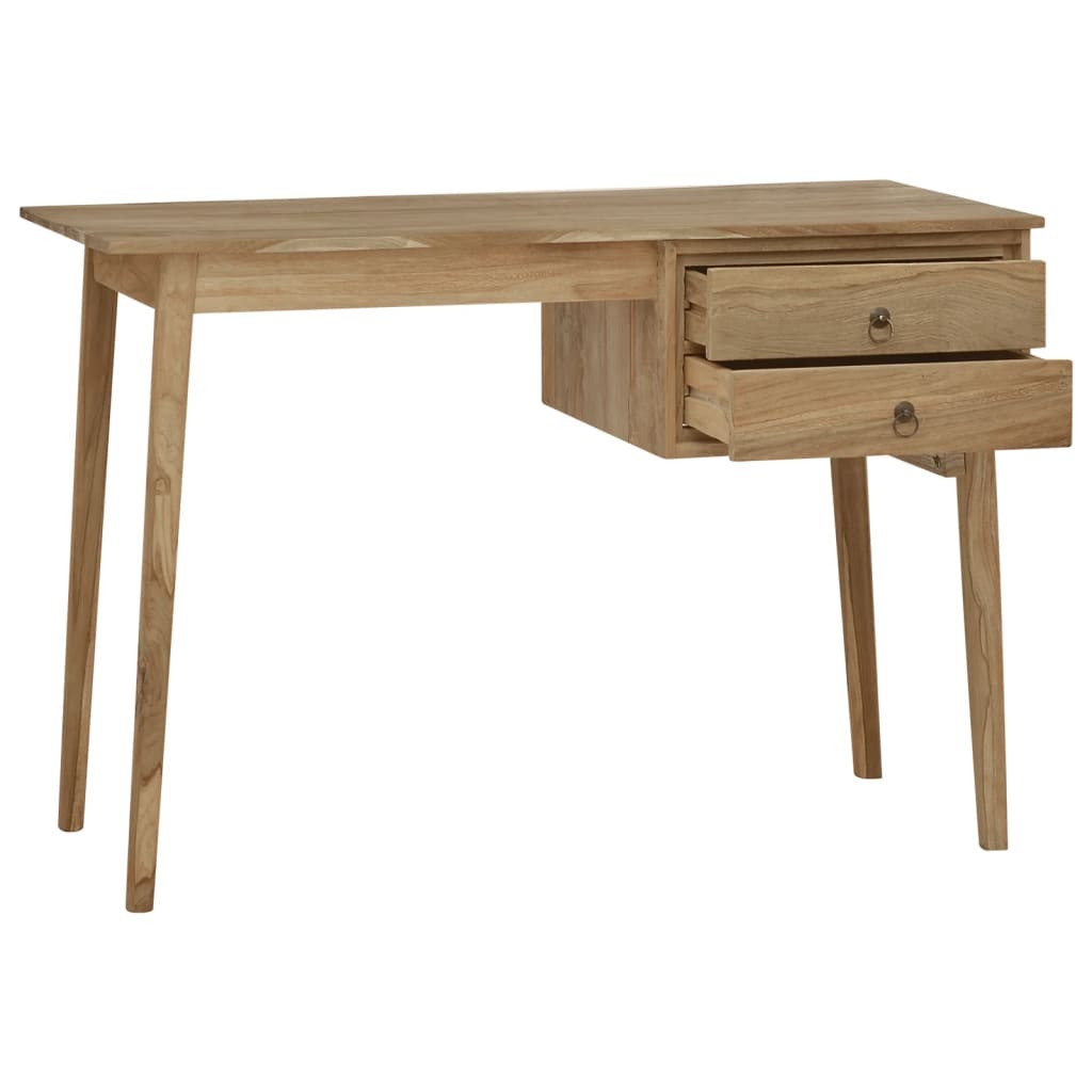 Γραφείο με 2 Συρτάρια 110 x 52 x 75 εκ. από Μασίφ Ξύλο Teak 3