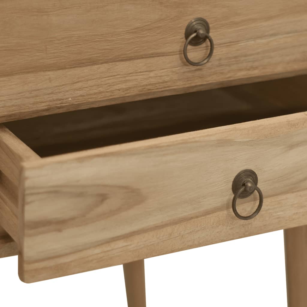 Γραφείο με 2 Συρτάρια 110 x 52 x 75 εκ. από Μασίφ Ξύλο Teak 6