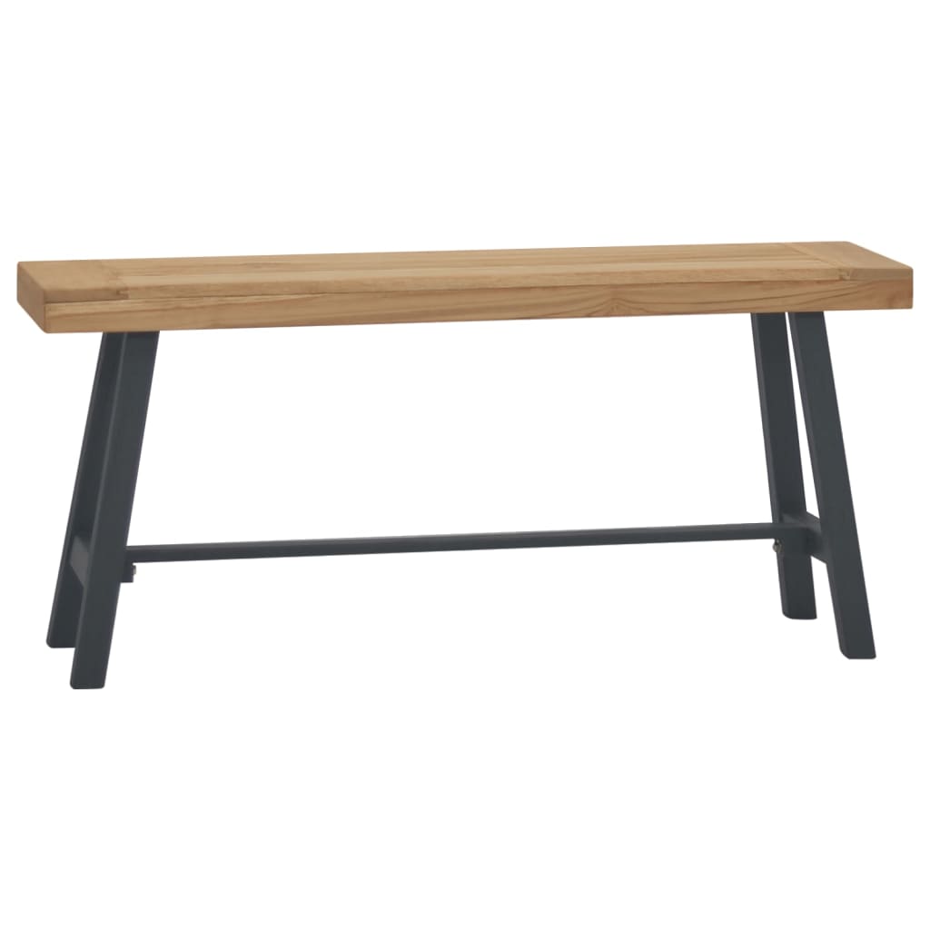 Παγκάκι 110 εκ. από Μασίφ Ξύλο Teak 1
