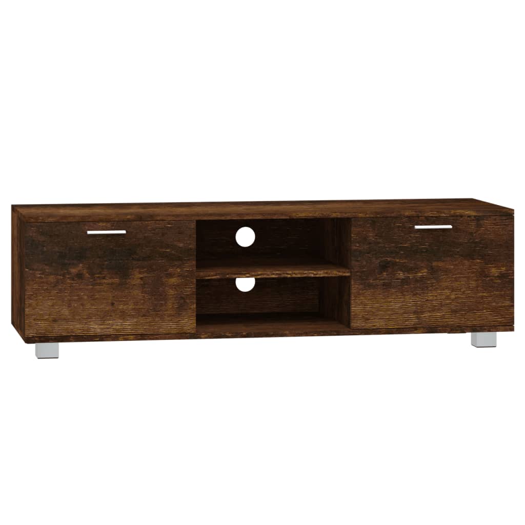 Έπιπλο Τηλεόρασης Καπνιστή Δρυς 140x40,5x35 εκ. Επεξ. Ξύλο 2