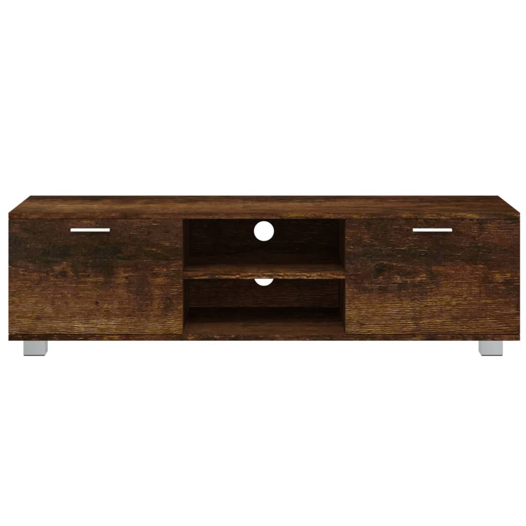 Έπιπλο Τηλεόρασης Καπνιστή Δρυς 140x40,5x35 εκ. Επεξ. Ξύλο 4