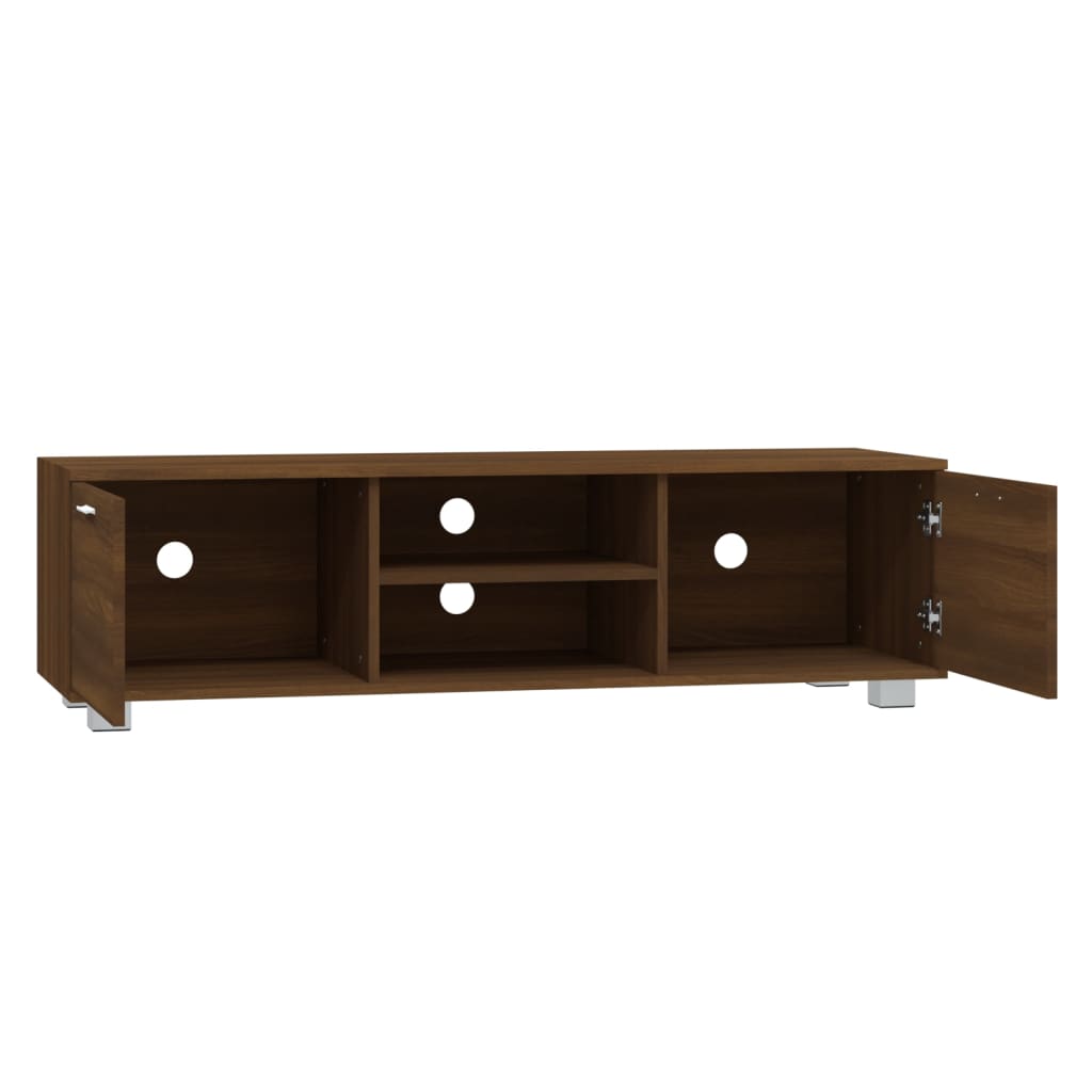 Έπιπλο Τηλεόρασης Καφέ Δρυς 140x40,5x35 εκ. Επεξεργ. Ξύλο 5