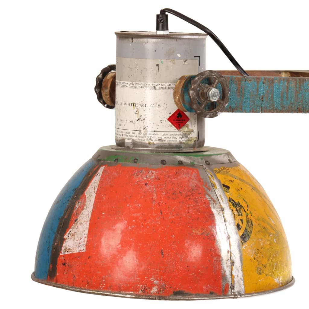 Φωτιστικό Κρεμαστό Industrial 25 W Πολύχρωμο 111 εκ. Ε27 6