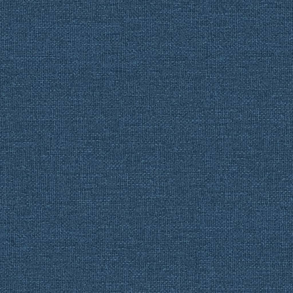 Καρέκλες Τραπεζαρίας 2 τεμ. Μπλε Υφασμάτινες 8