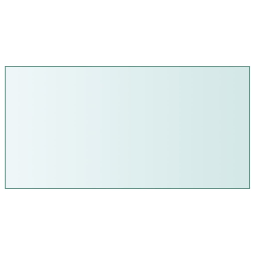 Επιφάνεια Τραπεζιού Διαφανής 50 x 100 εκ. από Ψημένο Γυαλί 1