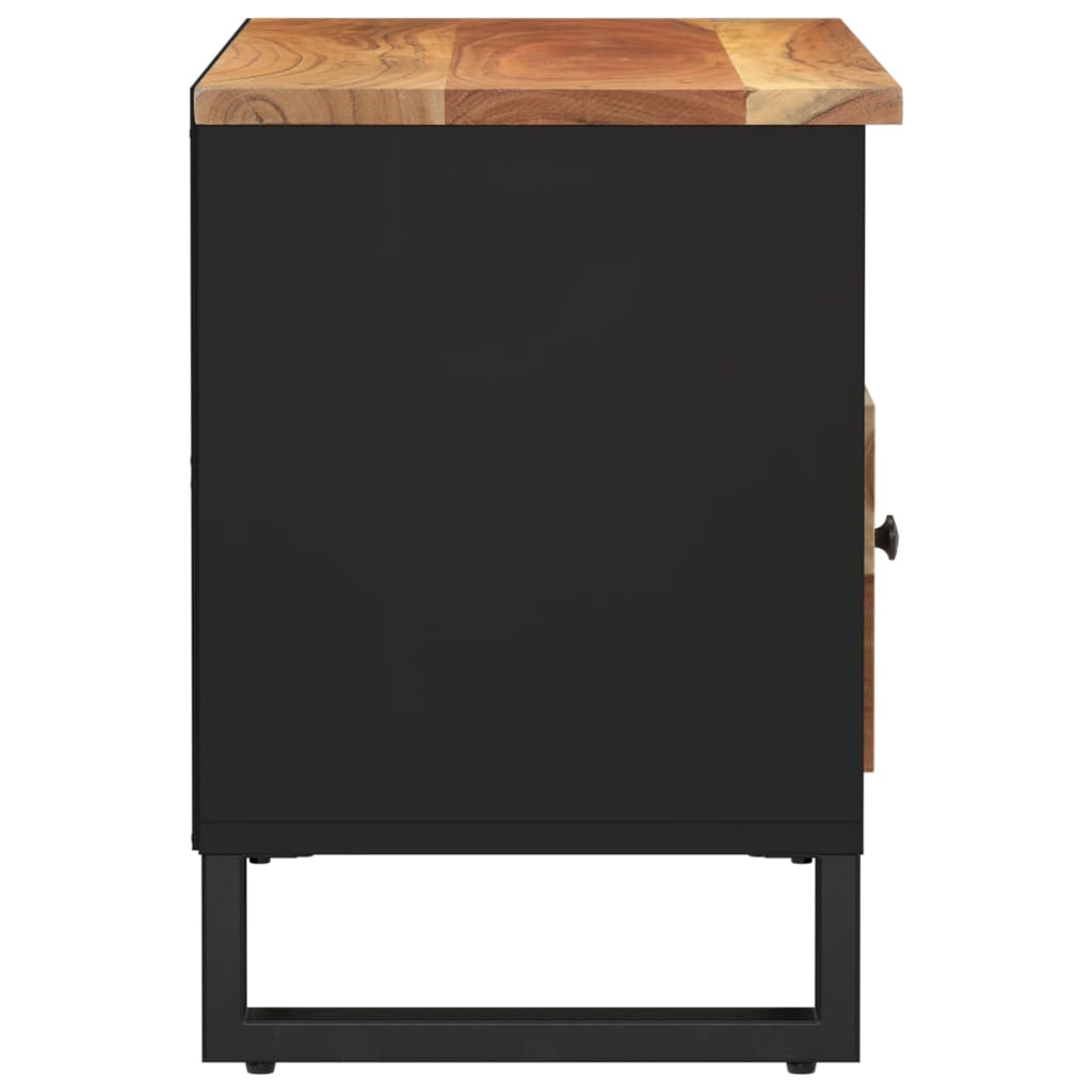 Έπιπλο Τηλεόρασης 80x33x46 εκ. Μασίφ Ξύλο Ακακίας & Επεξ. Ξύλο 6