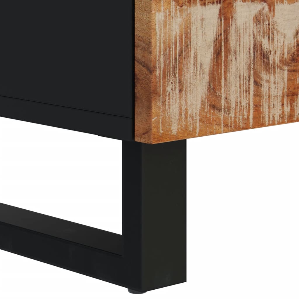 Έπιπλο Τηλεόρασης 100x33x46εκ. Μασίφ Ανακυκλ. Ξύλο & Επεξ. Ξύλο 9
