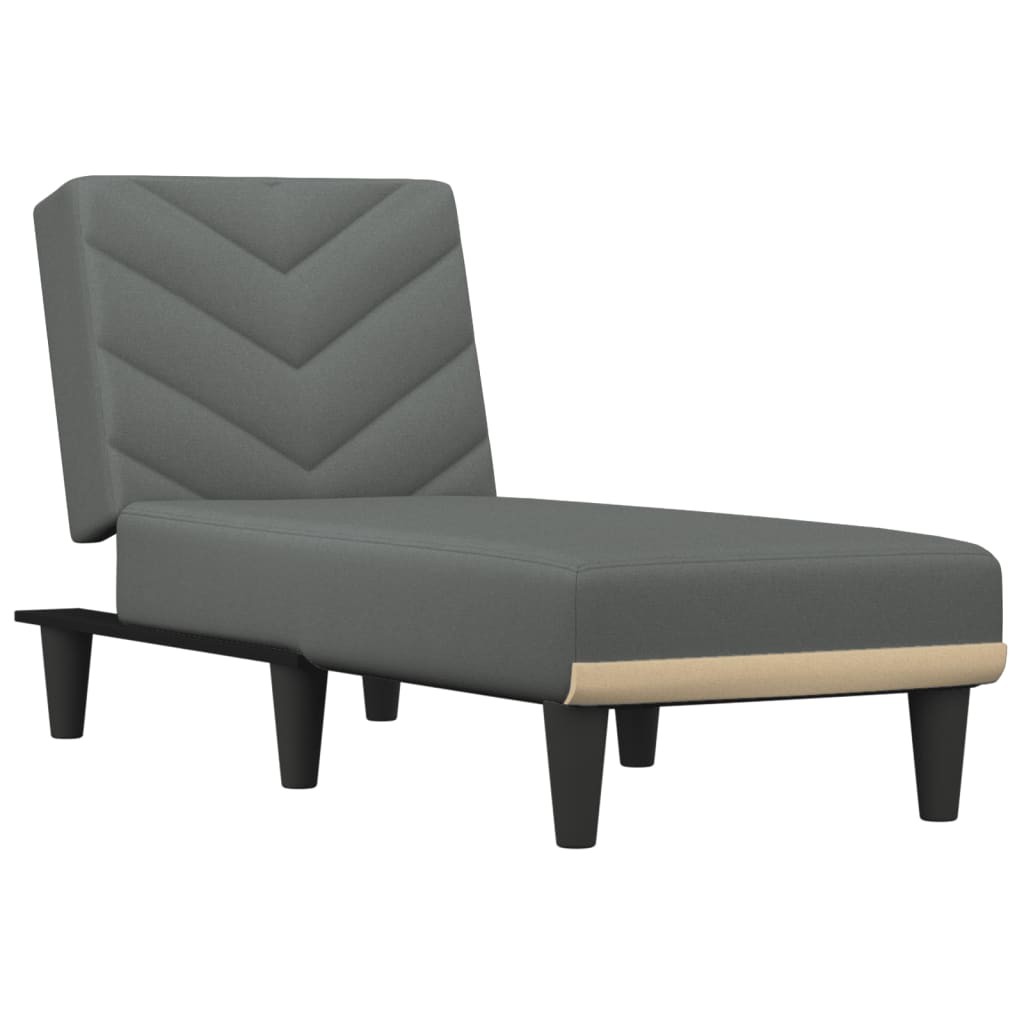 Ανάκλιντρο Σκούρο Γκρι Υφασμάτινο 2
