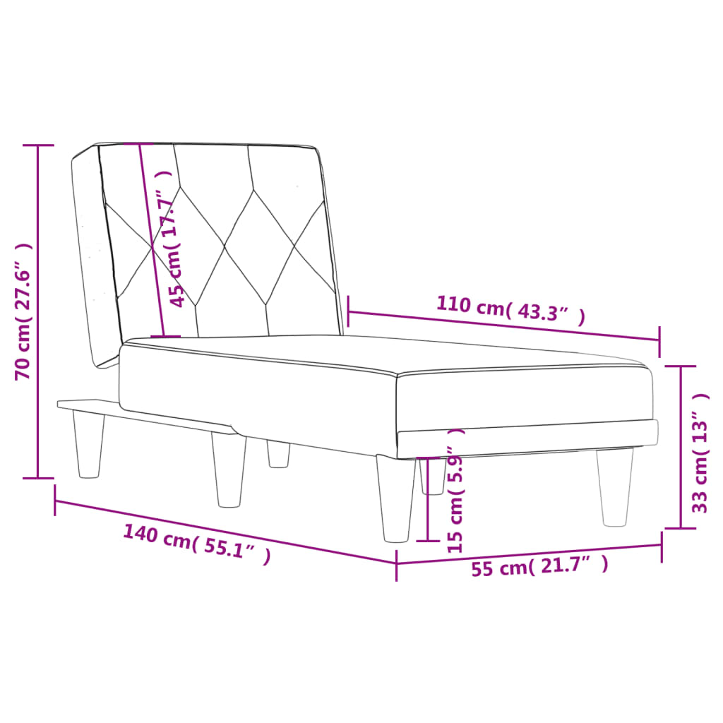 Ανάκλιντρο Μπλε Βελούδινο 9