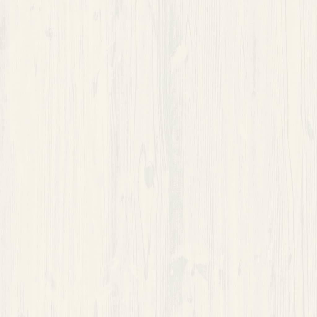 Έπιπλο Τηλεόρασης VIGO Λευκό 106x40x40 εκ. Μασίφ Ξύλο Πεύκου 8