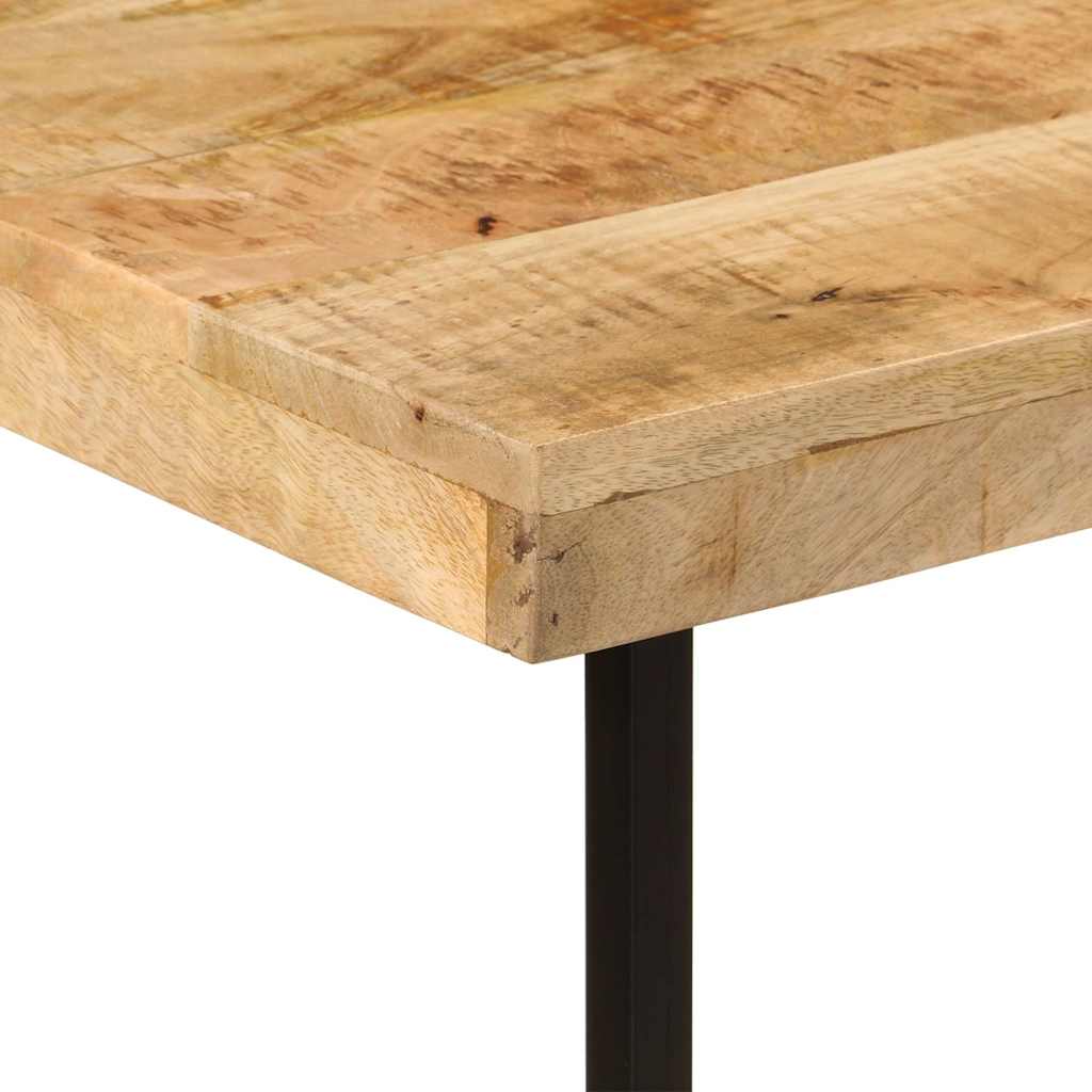 Γραφείο 165x110x77 cm Μασίφ Ξύλο Μάνγκο και Σίδερο 6