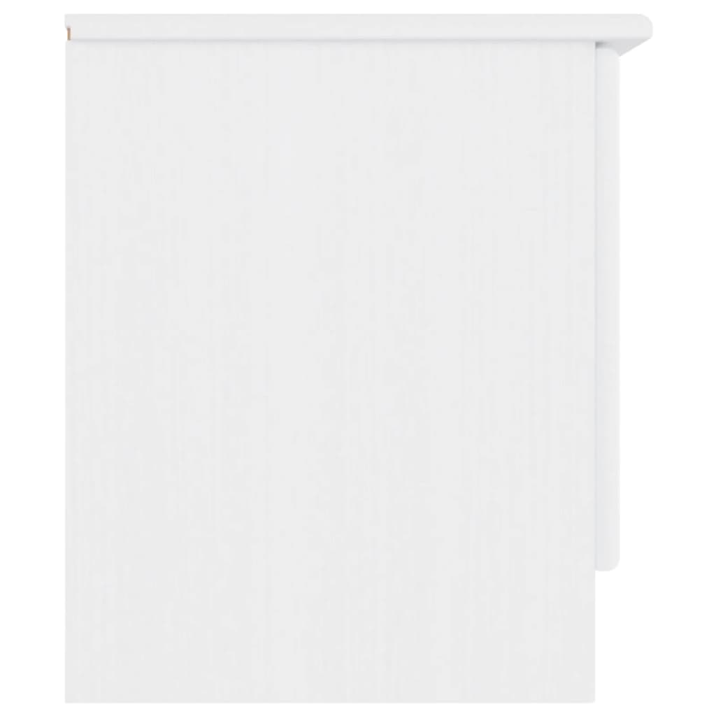 Έπιπλο Τηλεόρασης ALTA Λευκό 112x35x41εκ. από Μασίφ Ξύλο Πεύκου 5