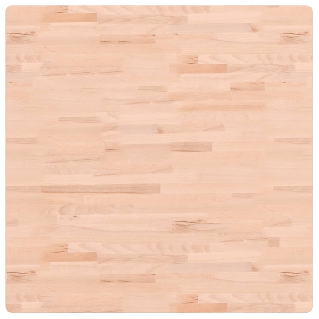 Επιφάνεια Τραπεζιού Τετράγωνη 90x90x1,5 εκ. Μασίφ Ξύλο Οξιάς 2