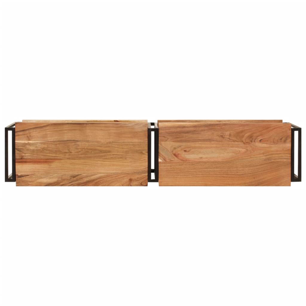 Έπιπλο Τηλεόρασης 140 x 30 x 40 εκ. από Μασίφ Ξύλο Ακακίας 4