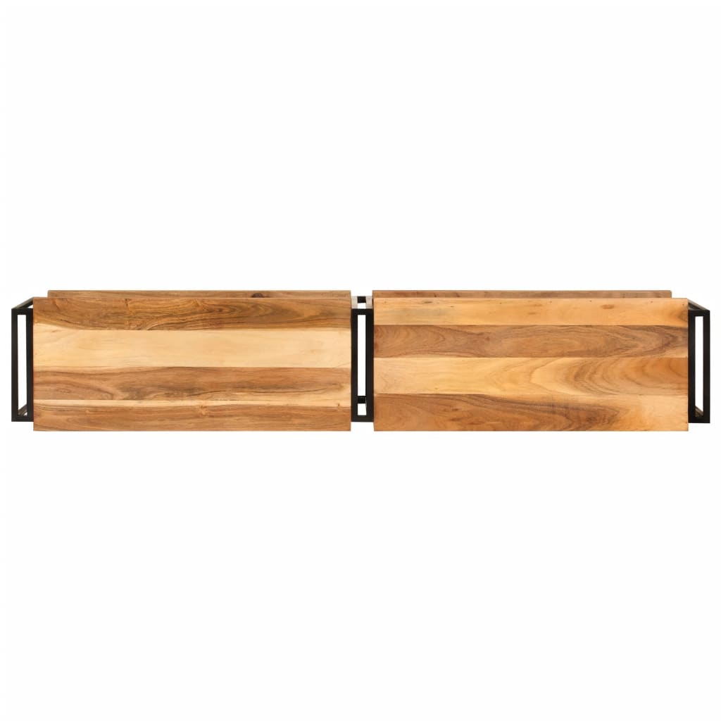 Έπιπλο Τηλεόρασης 160 x 30 x 40 εκ. από Μασίφ Ξύλο Ακακίας 4