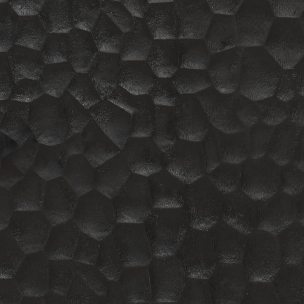 Έπιπλο Τηλεόρασης Μαύρο 80 x 31 x 46 εκ. από Μασίφ Ξύλο Μάνγκο 10