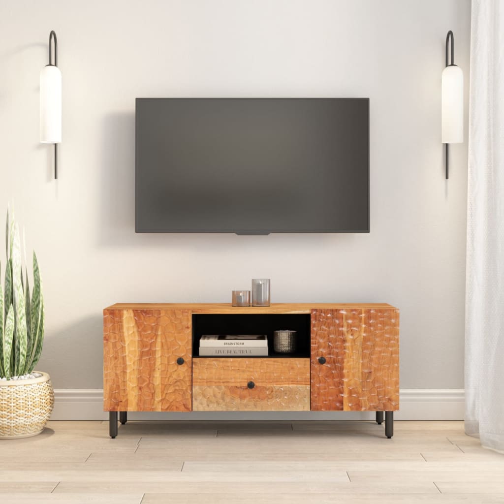 Έπιπλο Τηλεόρασης 105 x 33 x 46 εκ. από Μασίφ Ξύλο Ακακίας 3