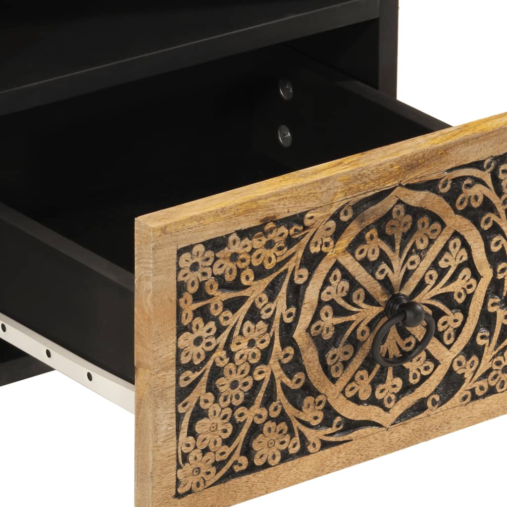 Έπιπλο Τηλεόρασης 70 x 33 x 46 εκ. από Μασίφ Ξύλο Μάνγκο 10