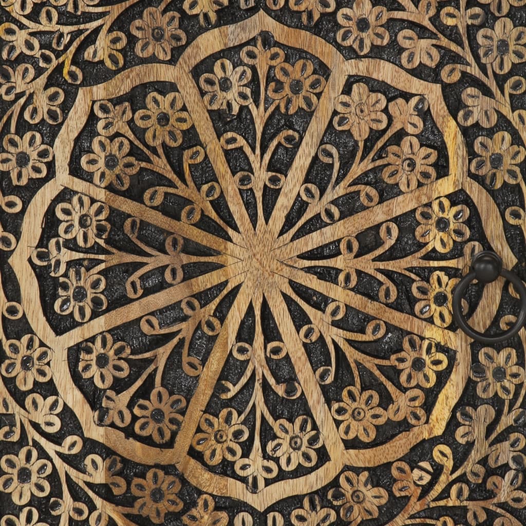 Έπιπλο Τηλεόρασης 80 x 31 x 46 εκ. από Μασίφ Ξύλο Μάνγκο 11