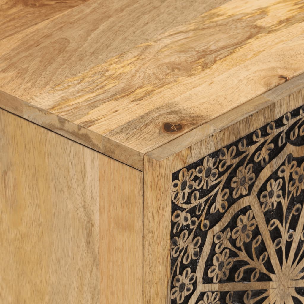 Έπιπλο Τηλεόρασης 80 x 31 x 46 εκ. από Μασίφ Ξύλο Μάνγκο 9