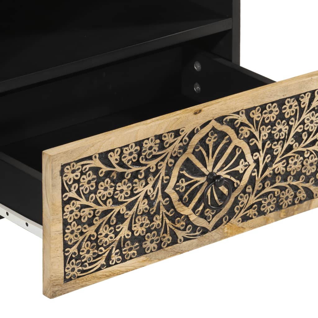 Έπιπλο Τηλεόρασης 80 x 33 x 46 εκ. από Μασίφ Ξύλο Μάνγκο 10