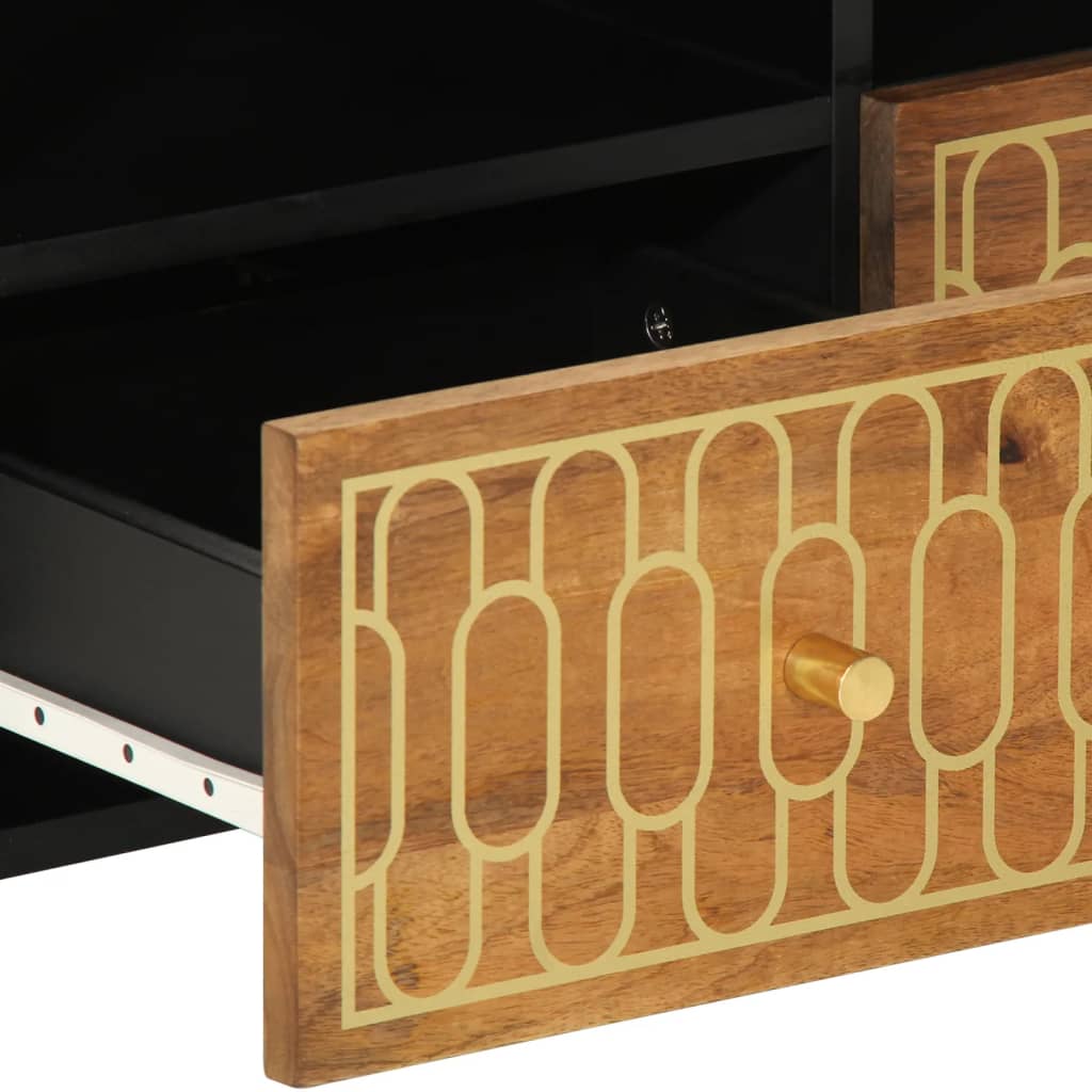 Έπιπλο Τηλεόρασης 70 x 33 x 46 εκ. από Μασίφ Ξύλο Μάνγκο 8