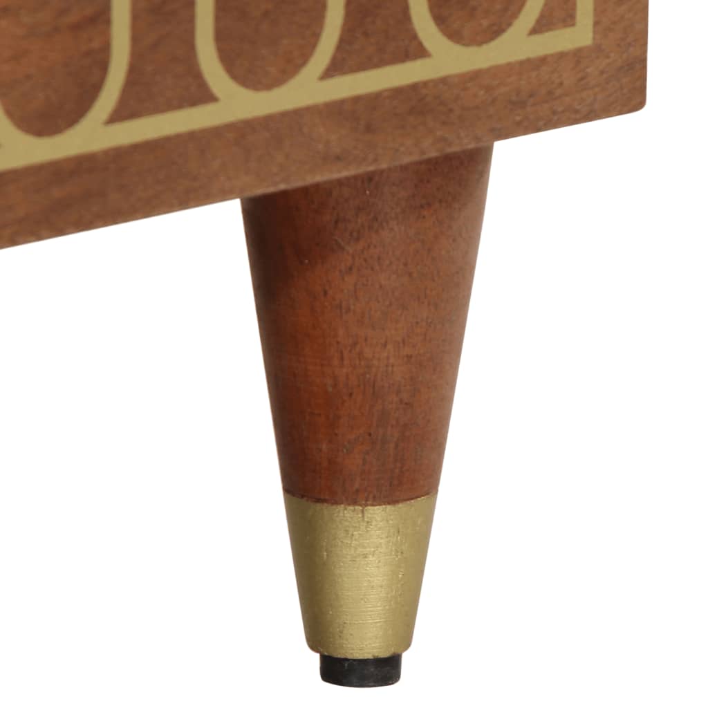 Έπιπλο Τηλεόρασης 70 x 33 x 46 εκ. από Μασίφ Ξύλο Μάνγκο 9