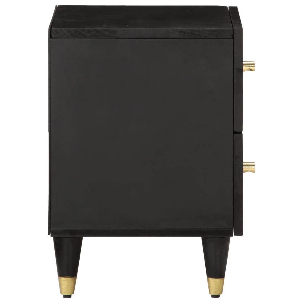 Κομοδίνα 2 τεμ. 40 x 33 x 46 εκ. από Μασίφ Ξύλο Μάνγκο 5