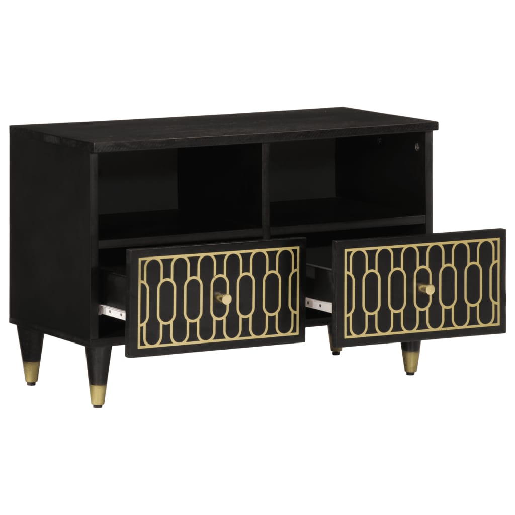 Έπιπλο Τηλεόρασης 70 x 33 x 46 εκ. από Μασίφ Ξύλο Μάνγκο 2