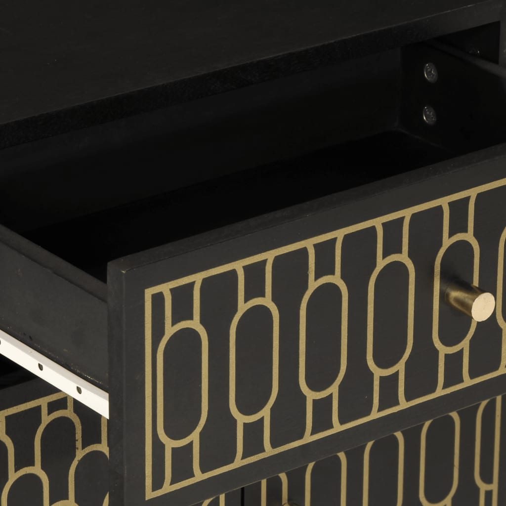 Κομοδίνο 50 x 33 x 60 εκ. από Μασίφ Ξύλο Μάνγκο 8