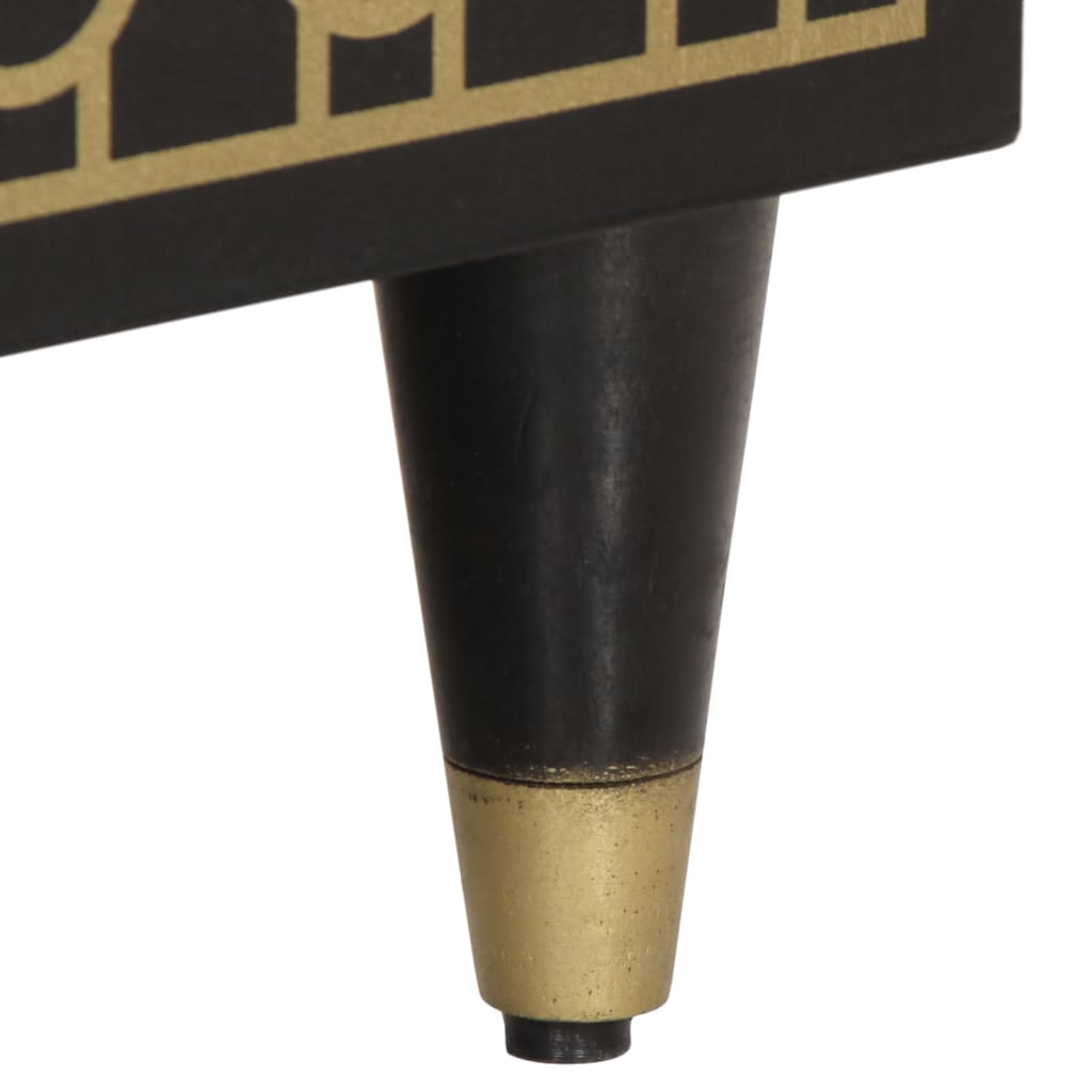 Κομοδίνο 50 x 33 x 60 εκ. από Μασίφ Ξύλο Μάνγκο 9