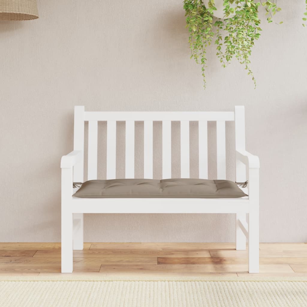 Μαξιλάρι Πάγκου Κήπου Taupe 100x50x7 εκ. Ύφασμα Oxford 3