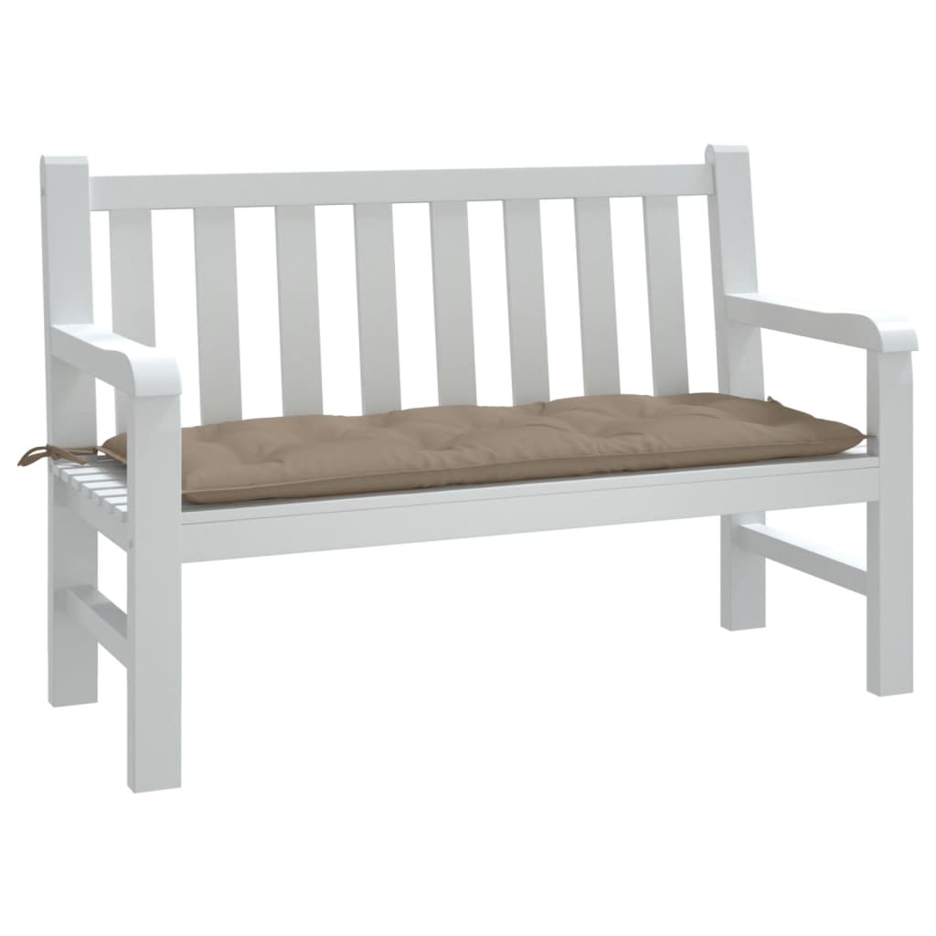 Μαξιλάρι Πάγκου Κήπου Taupe 120x50x7 εκ. Ύφασμα Oxford 1