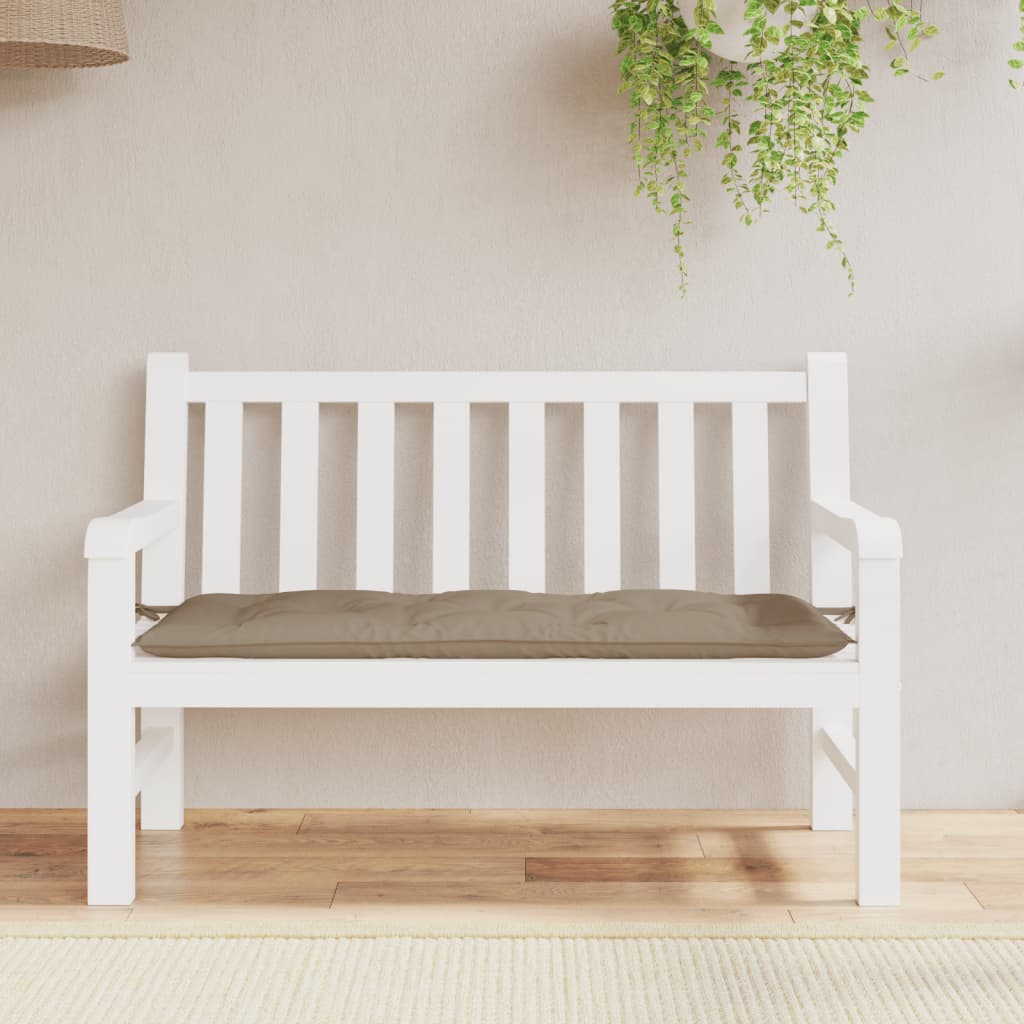 Μαξιλάρι Πάγκου Κήπου Taupe 120x50x7 εκ. Ύφασμα Oxford 3