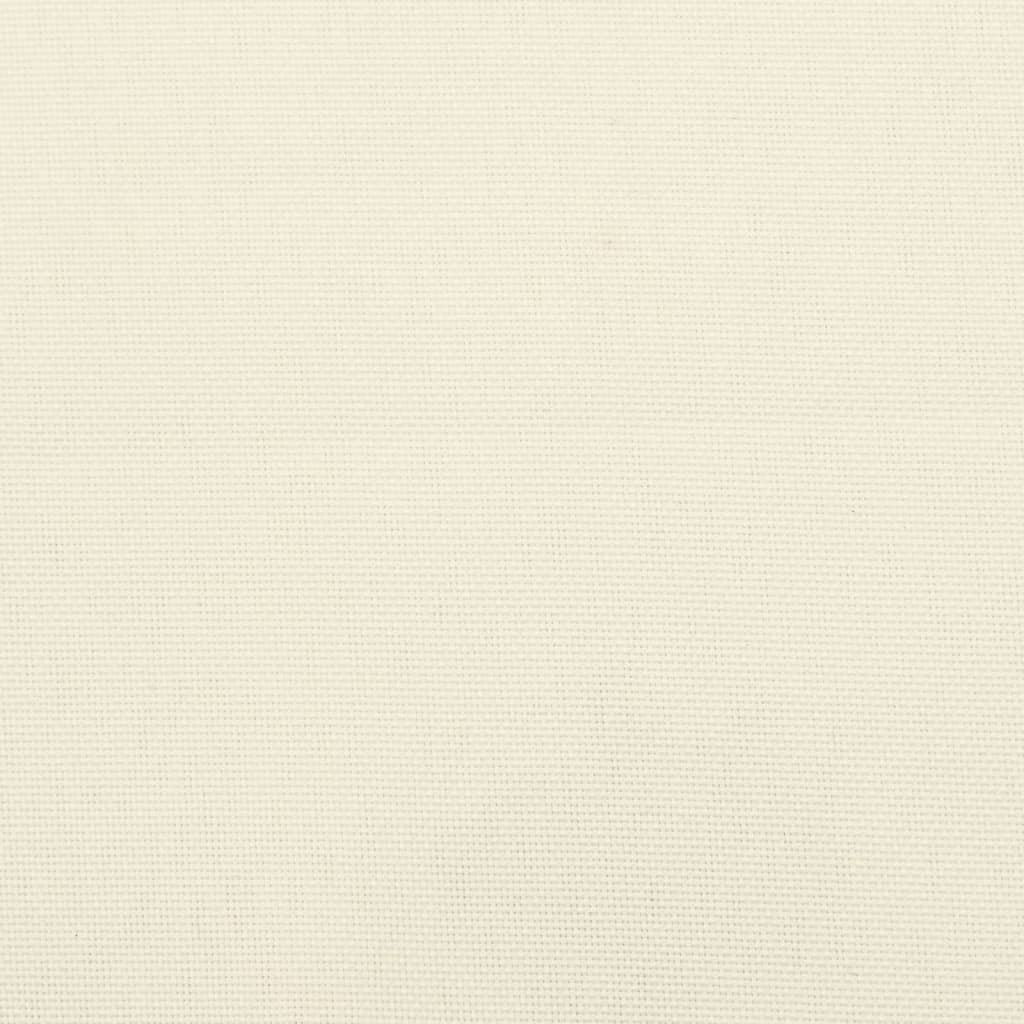 Μαξιλάρι Πάγκου Κήπου Κρεμ 150x50x7 εκ. Ύφασμα Oxford 6
