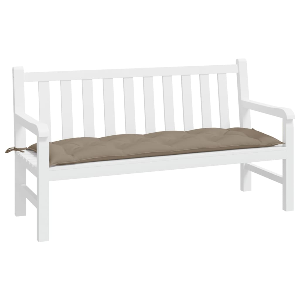 Μαξιλάρι Πάγκου Κήπου Taupe 150x50x7 εκ. Ύφασμα Oxford 3