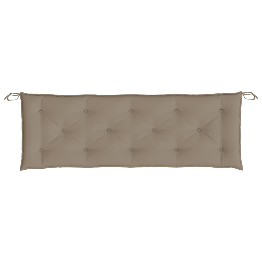Μαξιλάρι Πάγκου Κήπου Taupe 150x50x7 εκ. Ύφασμα Oxford 4