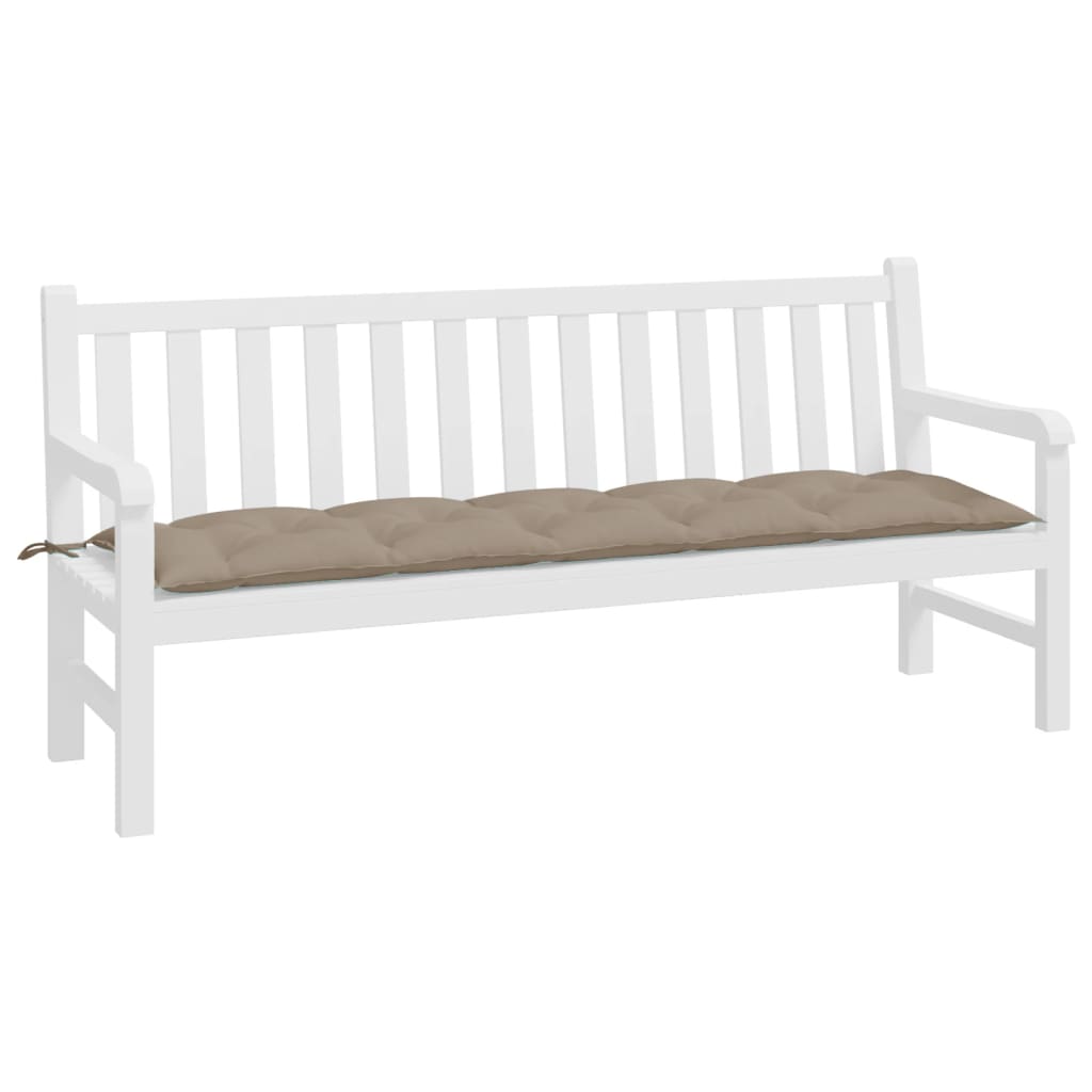 Μαξιλάρι Πάγκου Κήπου Taupe 180x50x7 εκ. Ύφασμα Oxford 3