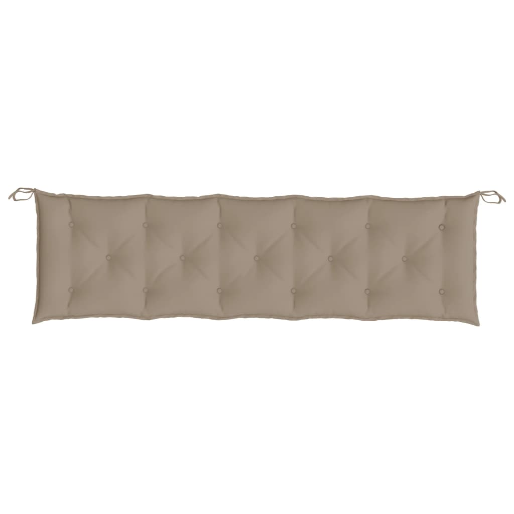 Μαξιλάρι Πάγκου Κήπου Taupe 180x50x7 εκ. Ύφασμα Oxford 4