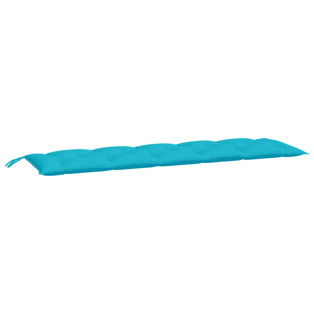 Μαξιλάρι Πάγκου Κήπου Τιρκουάζ 180x50x7 εκ. Ύφασμα Oxford 2