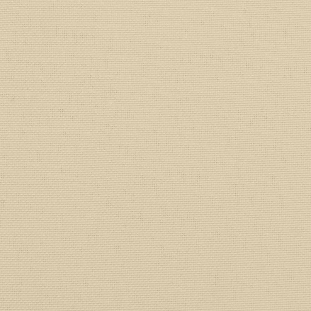 Μαξιλάρι Πάγκου Κήπου Μπεζ 200x50x7 εκ. Ύφασμα Oxford 6