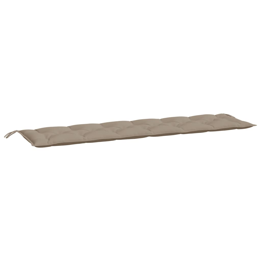 Μαξιλάρι Πάγκου Κήπου Taupe 200x50x7 εκ. Ύφασμα Oxford 2
