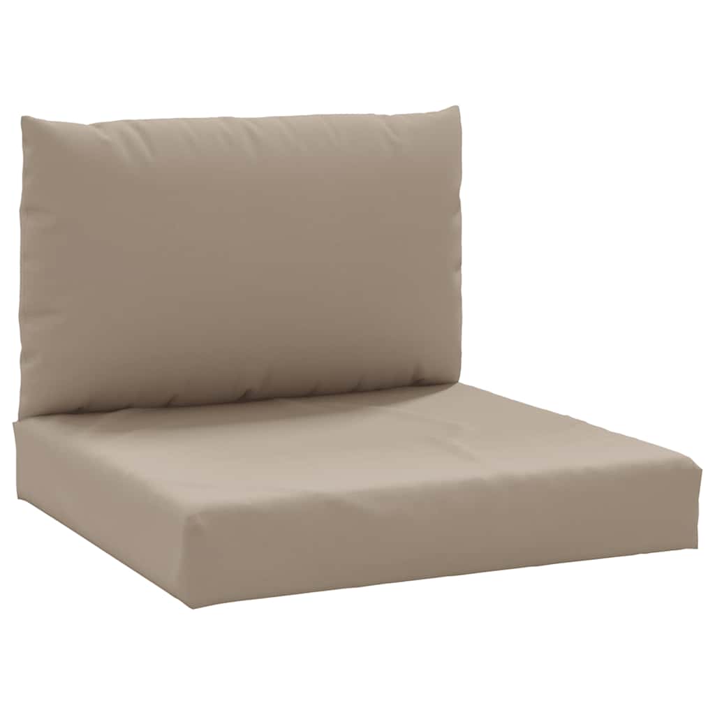 Μαξιλάρια Παλέτας 2 τεμ. Taupe Ύφασμα Oxford 2