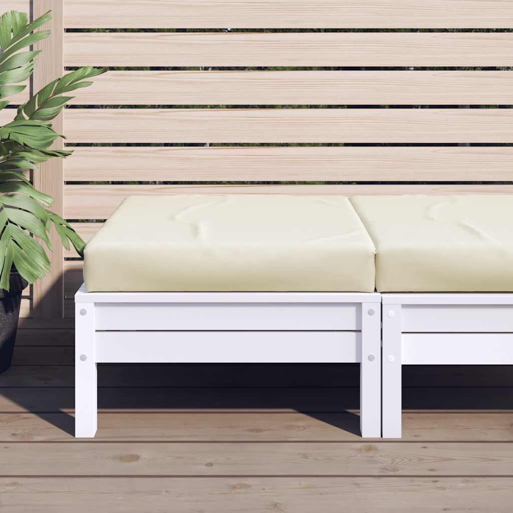 Μαξιλάρι Παλέτας Κρεμ 60x60x9,5 εκ. Ύφασμα Oxford 1