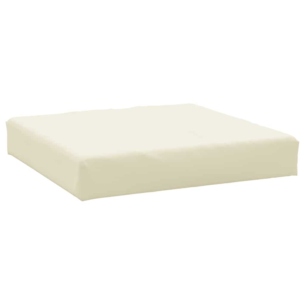 Μαξιλάρι Παλέτας Κρεμ 60x60x9,5 εκ. Ύφασμα Oxford 2