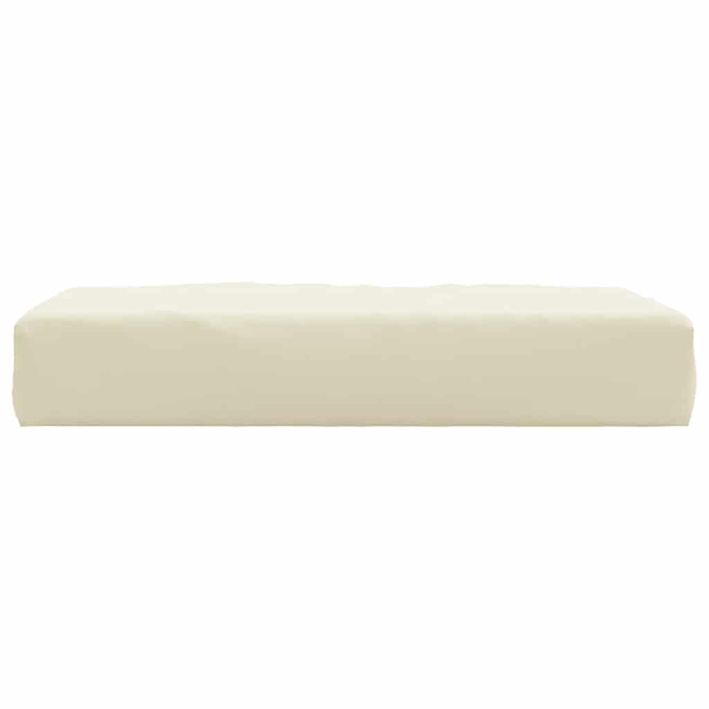 Μαξιλάρι Παλέτας Κρεμ 60x60x9,5 εκ. Ύφασμα Oxford 4