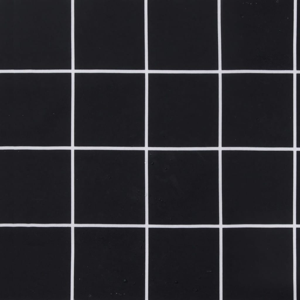 Μαξιλάρι Παλέτας Μαύρο Καρό 60 x 60 x 8 εκ. Ύφασμα Oxford 6